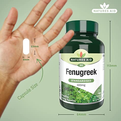 Viên uống lợi sữa cỏ cà ri Natures Aid Fenugreek, viên uống tăng cường dưỡng chất trong sữa cho mẹ - Monnie Kids
