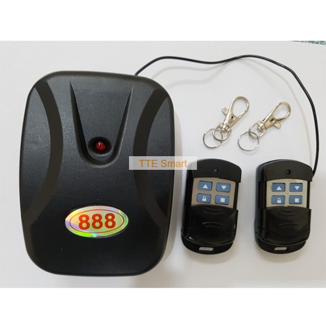 Bộ điều khiển cửa cuốn từ xa 888, 433Mhz kèm 02 remote