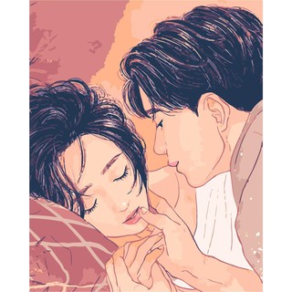 Tranh số hóa thiếu nữ