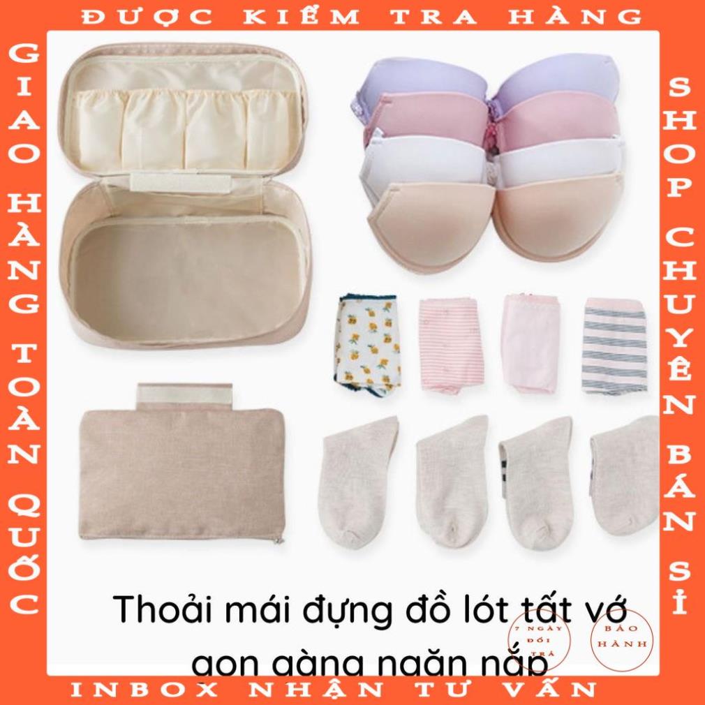 Túi đựng đồ lót áo ngực quần lót tất vớ đi du lịch chống thấm cao cấp TDL09 - duyshopo