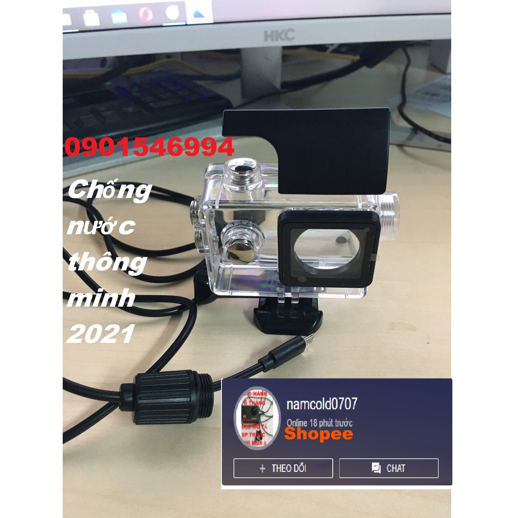 Vỏ chống nước sạc được cho camera hành trình eken h9r