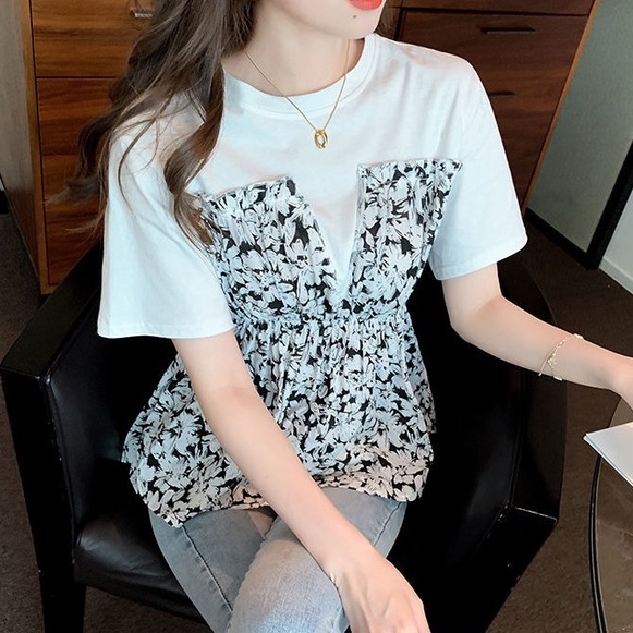 Áo Thun Chiffon Thiết Kế Mới Cao Cấp Thời Trang