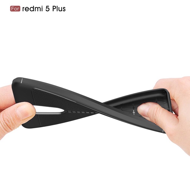 Remi 5plus Redmi 5 Ốp vân da chống sốc Autofocus