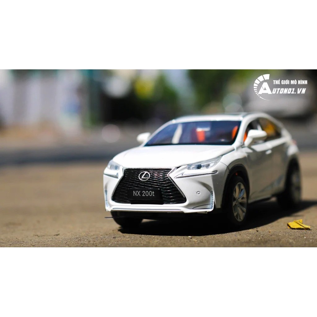 MÔ HÌNH XE LEXUS NX200T WHITE 1:32 JACKIEKIM 5180