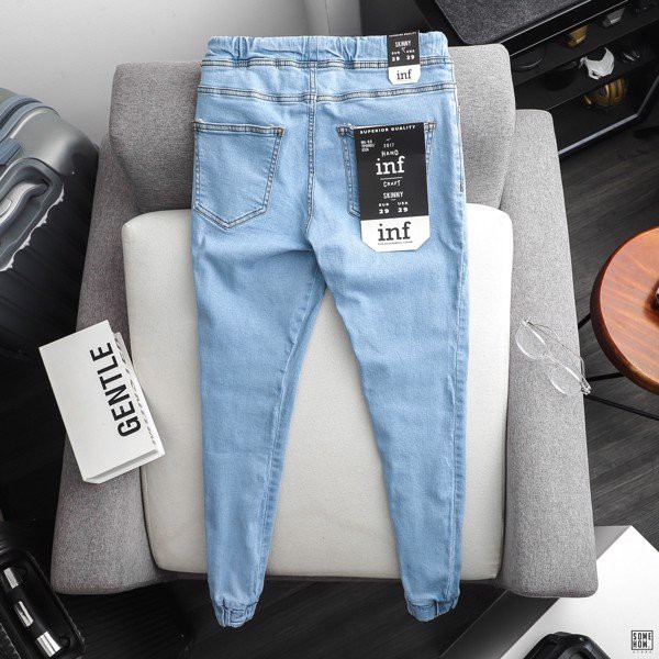 Quần Jogger Nam, Jean Trơn 3 Màu Dáng Thể Thao Thời Trang,Vải Jean Cao Cấp INF JG001515, SOMEHOW