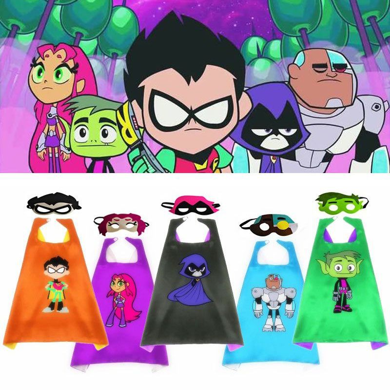 Set 2 Áo Choàng Cosplay Nhân Vật Siêu Anh Hùng Trong Phim Titan