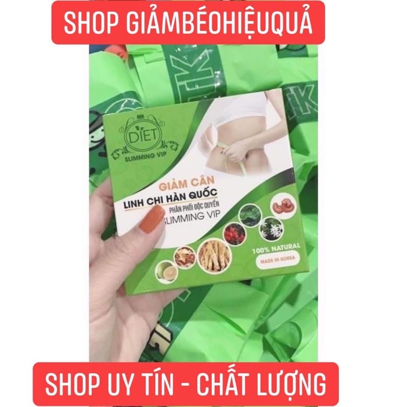 Giảm Cân Linh Chi Hàn Quốc LT 15 ngày - Tặng 10v siết eo giảm bụng