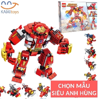 Đồ chơi xếp hình lắp ráp ghép hình ❤️Người Sắt đủ mẫu❤️ cho trẻ em bé trai 52004