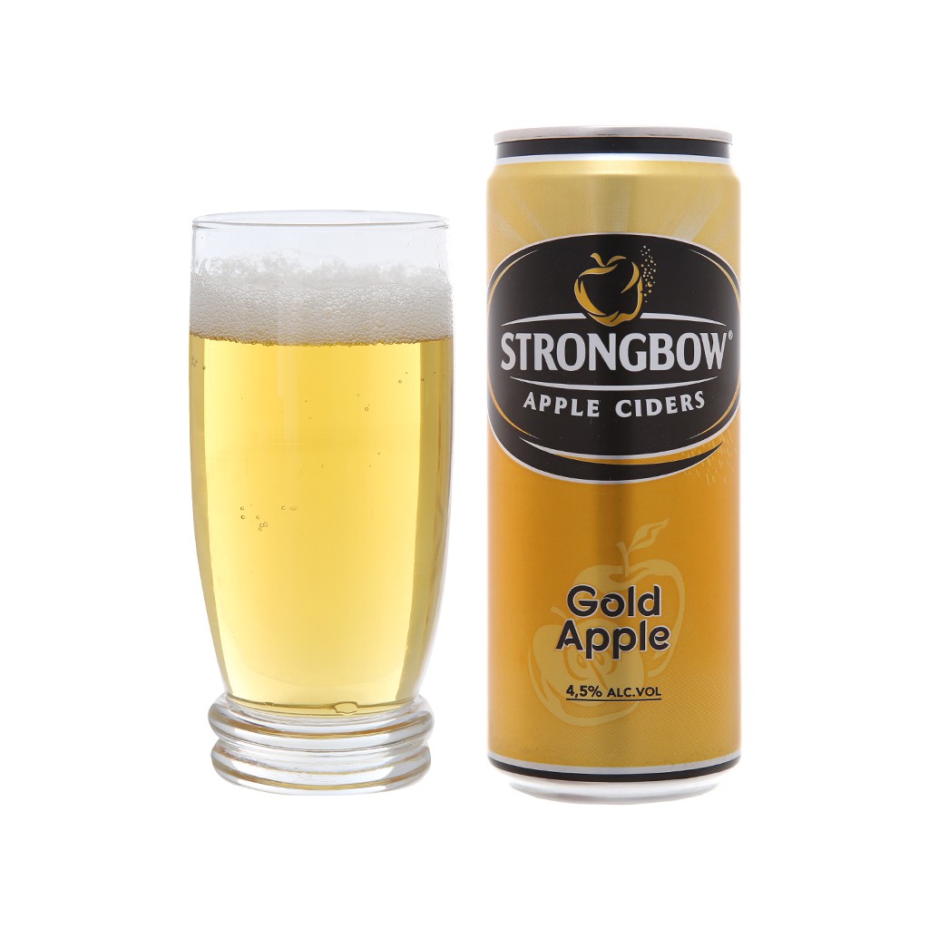 Nước táo lên men Strongbow lon 330ml hsd 2021