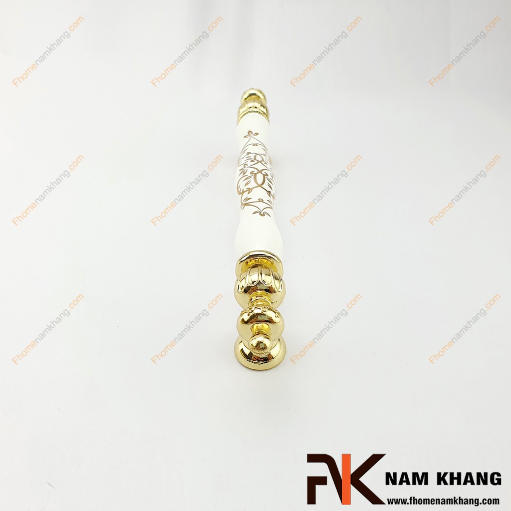 Tay nắm tủ cổ điển hoa vàng NK324-HVT