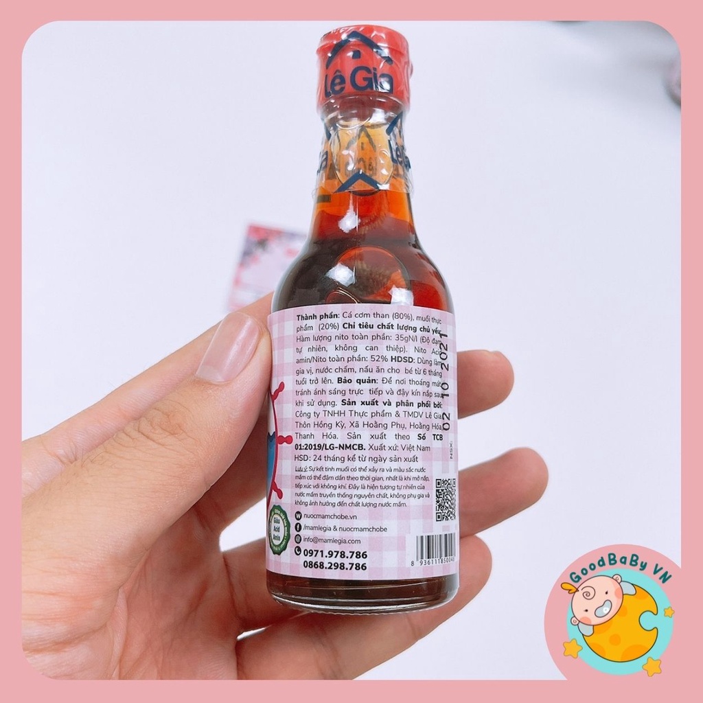 Nước mắm cho bé ăn dặm Lê Gia Goodbabyvn