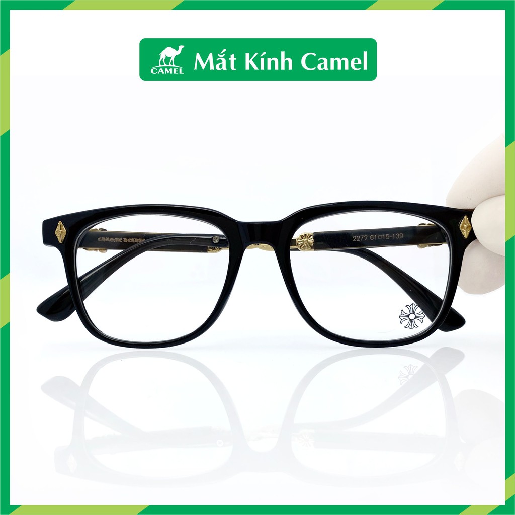 Kính mắt CH thời trang cao cấp Nam Nữ [Hot Trend] Gọng kính giả cận vàng | BigBuy360 - bigbuy360.vn