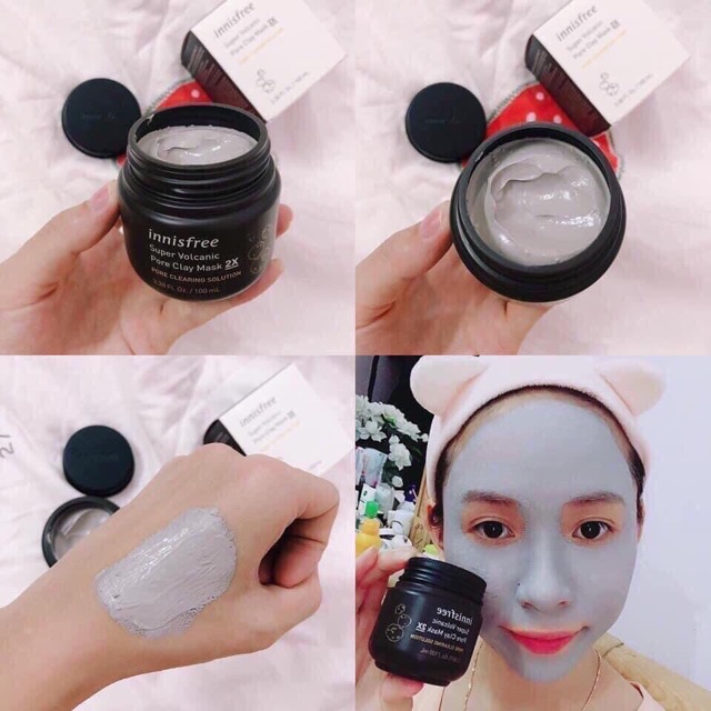  Mặt nạ đất sét innisfree volcanic pore clay mask 2x