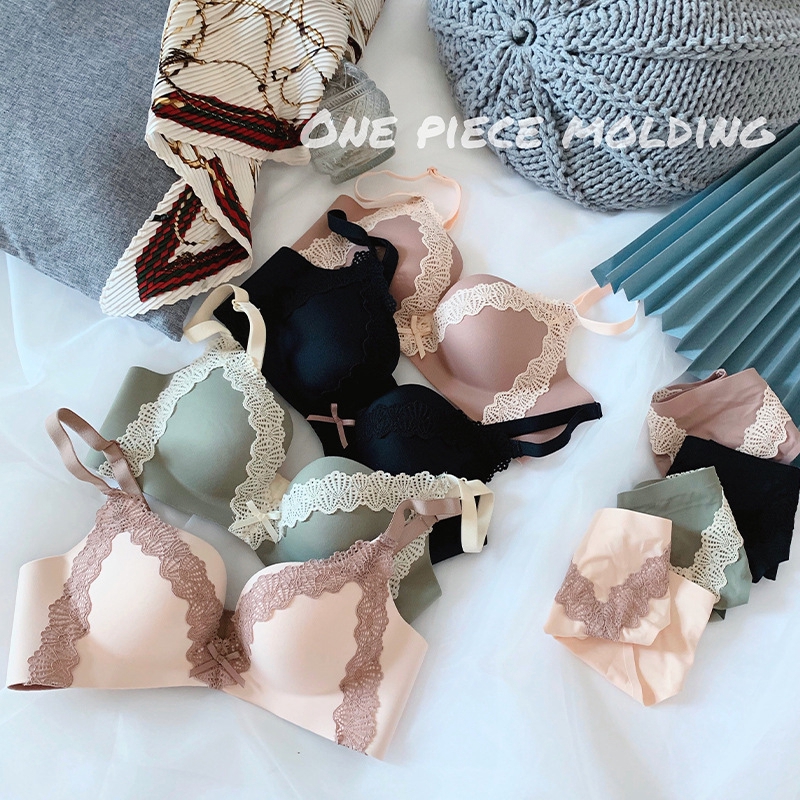 Áo ngực không gọng thép / bộ áo ngực và quần lót viền ren quyến rũ | BigBuy360 - bigbuy360.vn