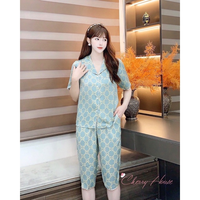 Tổng đồ ngủ lụa tơ mịn - đồ ngủ mặc nhà - đồ ngủ mặc đi chơi