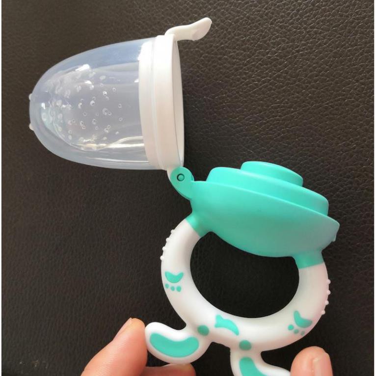 Túi nhai ăn dặm 3 núm size S M L silicon chống hóc ichi baby có dây đeo