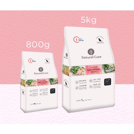Hạt hữu cơ đa đạm NATURAL CORE ECO C1/ KITTEN cho mèo 5KG