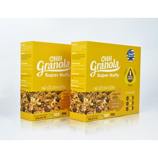 Combo 2 Ngũ Cốc Giảm Cân Ăn Kiêng Super Nutty (Ohh Granola) 250g, Phối Trộn 7 Loại Hạt Cao Cấp_NPP_Dalahouse