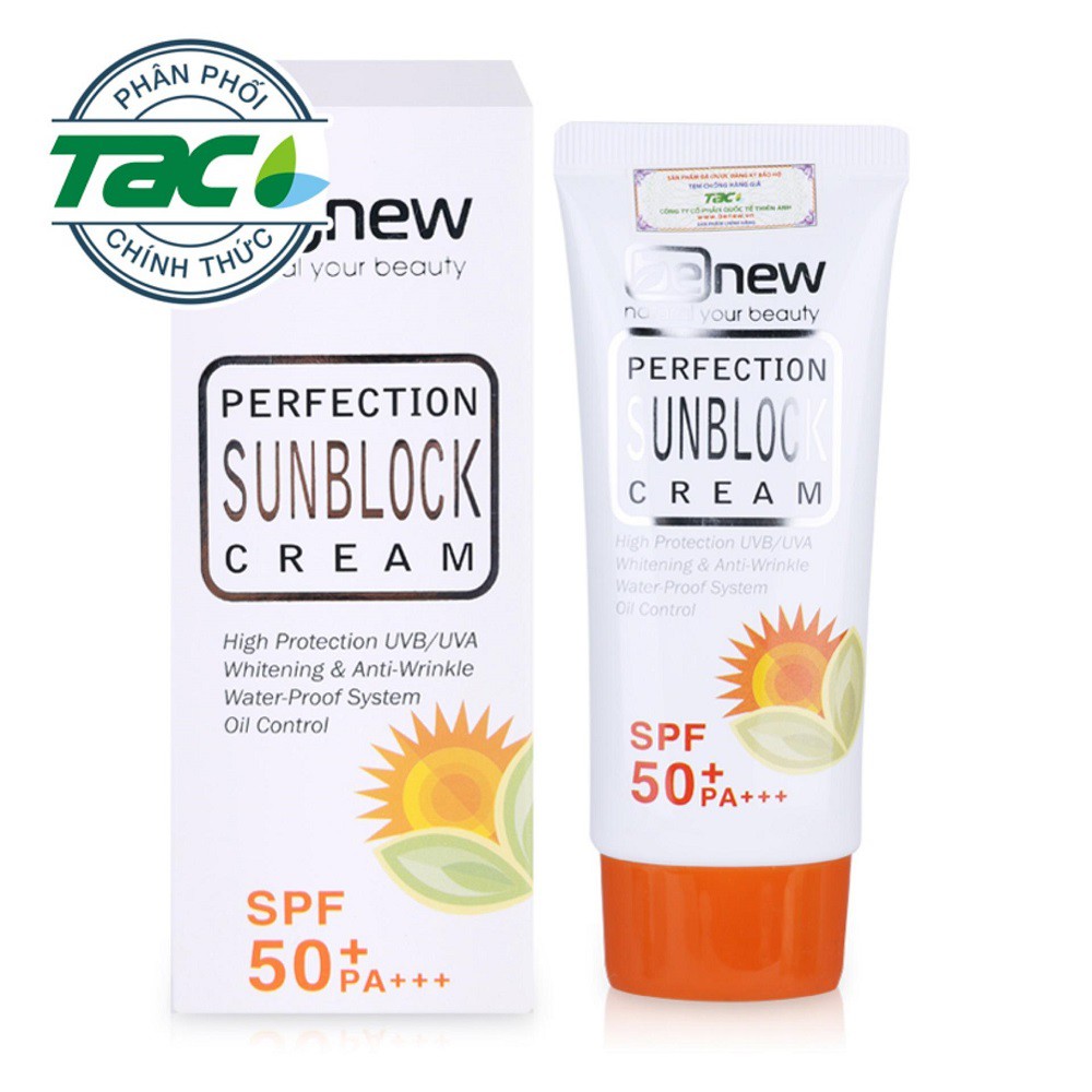 Kem Chống Nắng Dành Cho Da Dầu Nhờn, Xạm Đen Benew Sunblock Spf 50 pa+++ Hàn quốc  50ml/Hộp- Mỹ phẩm chính hãng | BigBuy360 - bigbuy360.vn