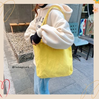 Túi Tote Túi Vải Canvas Quai Liền Trơn