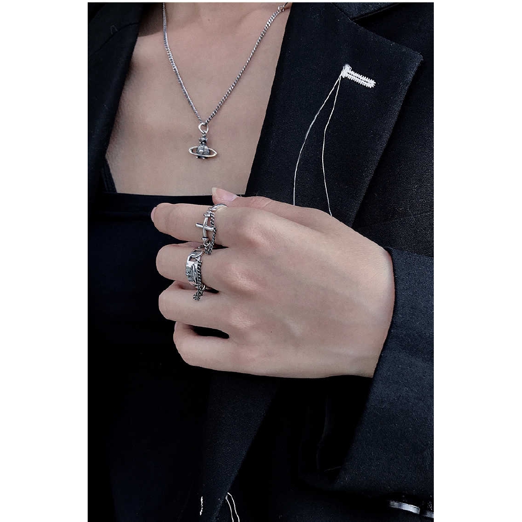 Women's cross ring Chain ins hip hop fashion