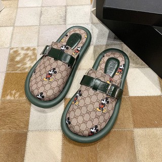 85[SẴN GD 39] Sục da mềm mũi tròn phối khuy (ảnh thật ở cuối)