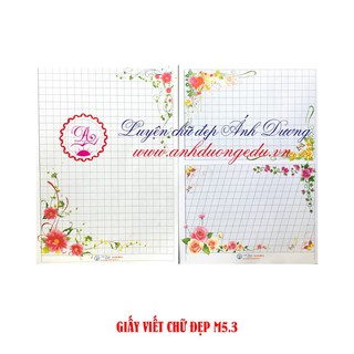 GIẤY LUYỆN CHỮ ĐẸP