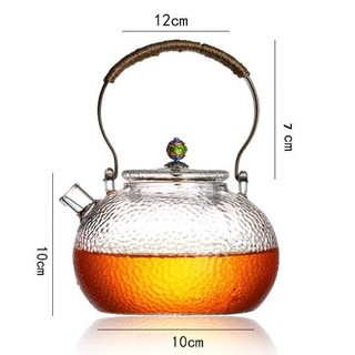 Ấm pha trà thủy tinh zeno ATT37