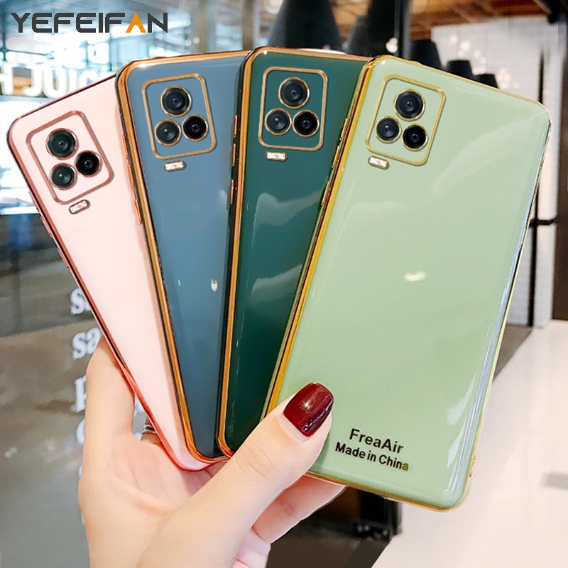 Ốp điện thoại cho Vivo V21 5G V20 V19 V17 S1 Pro V20 SE TPU mềm mạ điện chống rơi Ốp
