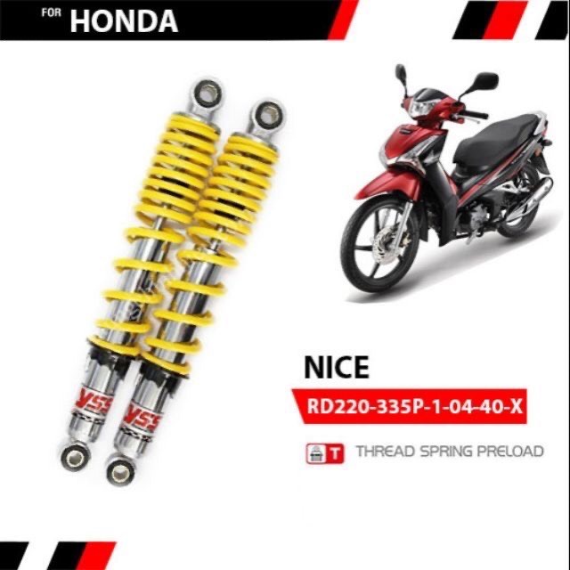 Phuộc Nice U Box 335 Dream/Wave/Future/Axelo/Monkey/Viva/Xbike2021