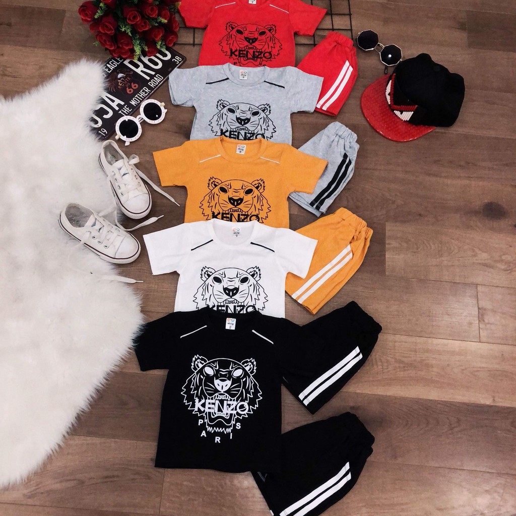 SIZE 6-10KG: Bộ cotton Kezo khỏe khoắn, Chất cho bé trai, bé gái - BCK