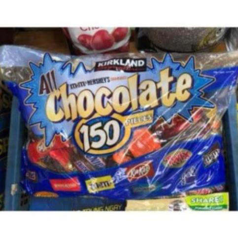 Chocolate hỗn hợp 150 viên Kirkland 2.55kg Mỹ