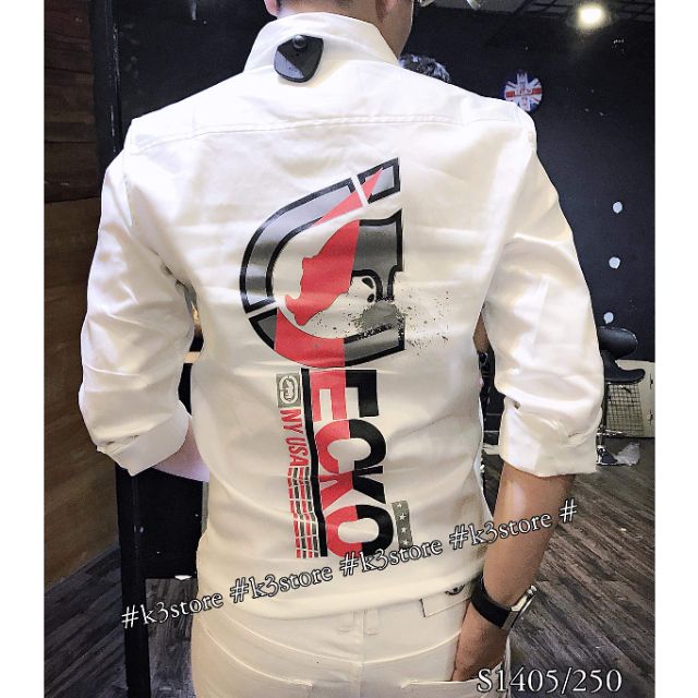 Áo sô mi ecko thiếf kế X79K