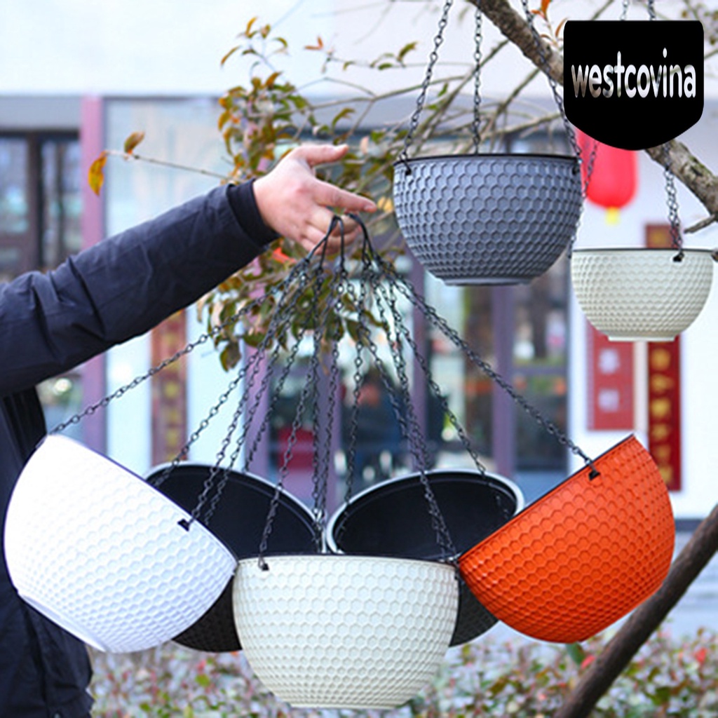 [Hot]☀ Móc Treo Chậu Cây Hình Tổ Ong Bằng Nhựa Resin Chống Thấm Nước Tiện Dụng Cho Sân Vườn