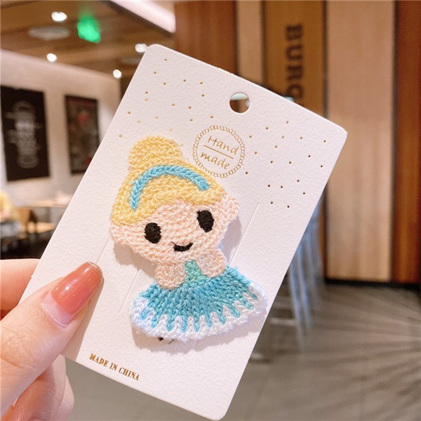 Kẹp Tóc Hàn Quốc Kẹp Tóc Len Hình Công Chúa Cho Bé UMI K05