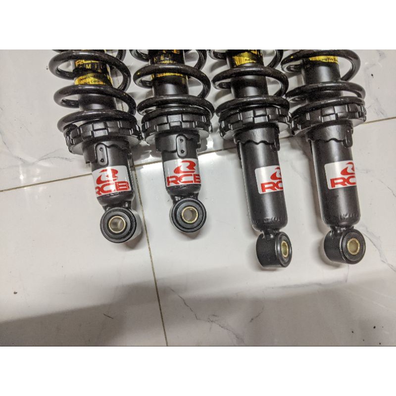 Phuộc RCB tem vàng gắn dream wave RSX elegant galaxy future neo x Axelo Sirius Taurus JupiterMX RC Fi Cub và xe điện