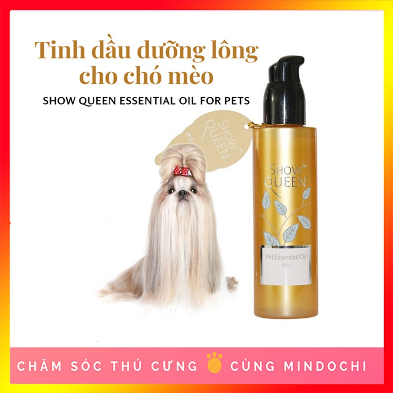 Tinh dầu dưỡng mượt lông cho chó mèo Show Queen 100ml giá rẻ