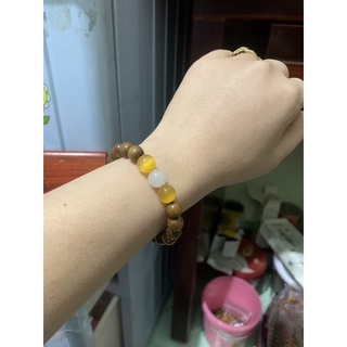Vòng dâu tằm mệnh kim