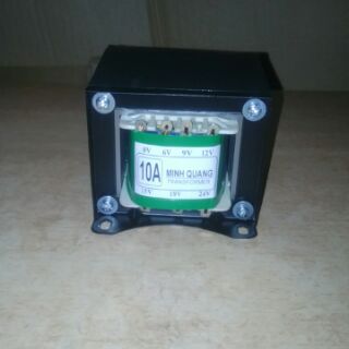 Biến áp 10A,0V,6V,9V,12V,15V,18V,24V