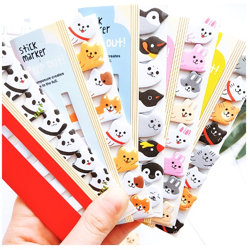 Tập giấy note 160 tờ Animals mẫu mới 2022  Duashop