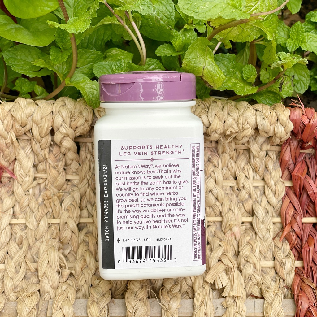 Viên uống ngăn ngừa giãn tĩnh mạch Leg Veins Nature’s way loại 60 viên