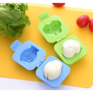 Set 2 khuôn ép cơm cho bé ăn dặm kiểu nhật hình oto cá, khuôn làm bánh, làm đậu hũ, ép trứng