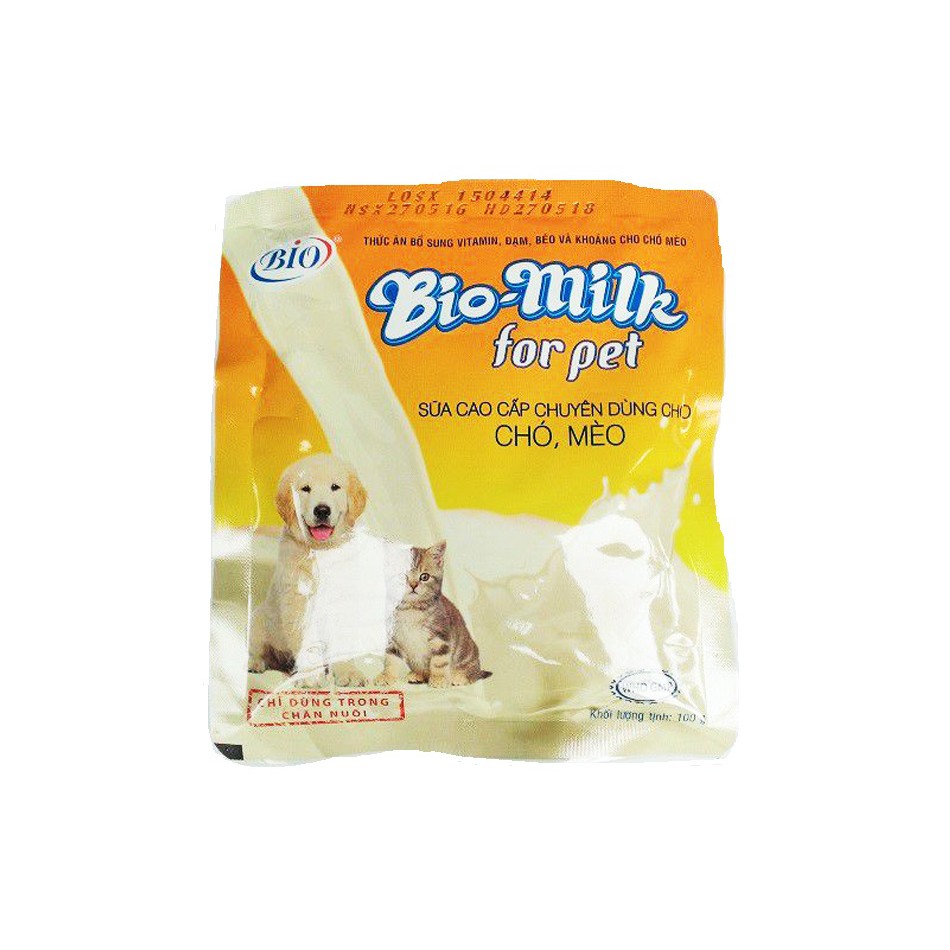 [Mã 159FMCGSALE giảm 8% đơn 500K] Sữa cho chó mèo con Bio Milk