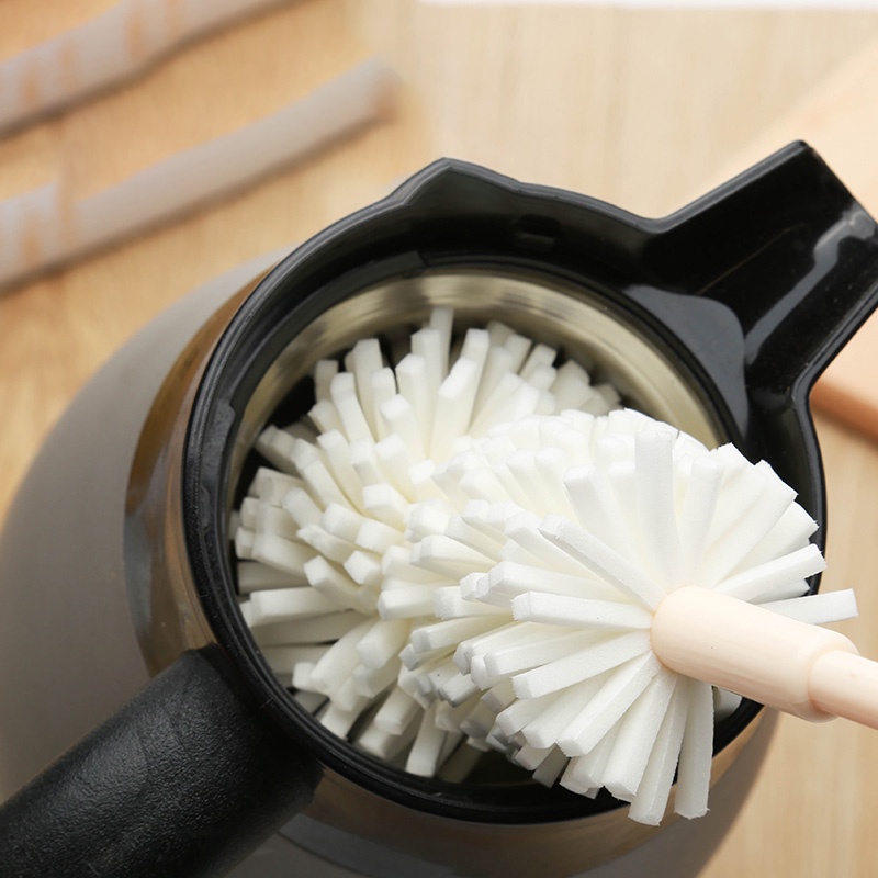 Cọ rửa vệ sinh đồ dùng nhà bếp ANAEAT chất liệu xốp thiết kế tay cầm dài chuyên dụng