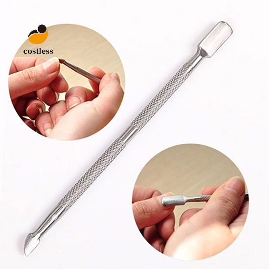 Dụ̣ng cụ đẩy da chăm sóc móng tay bằng théo không gỉ