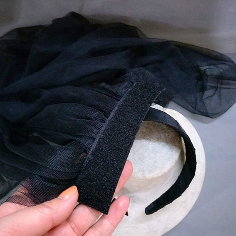 Cài Tóc Hình Sừng Cừu Phối Hoa Hồng / Vương Miện Phối Lưới Phong Cách Gothic Cho Lễ Halloween