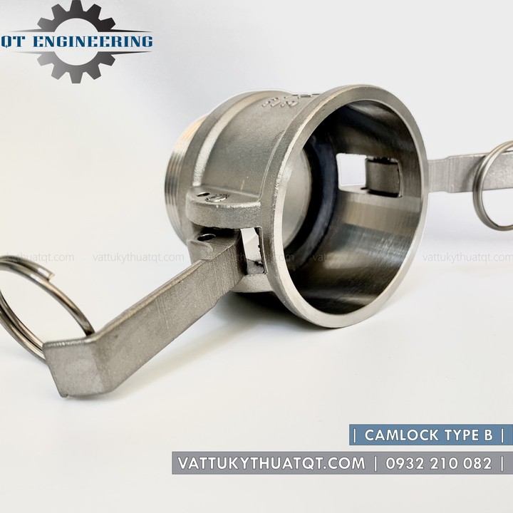 Khớp nối nhanh inox Camlock | Kiểu B | DN32,DN40,DN50