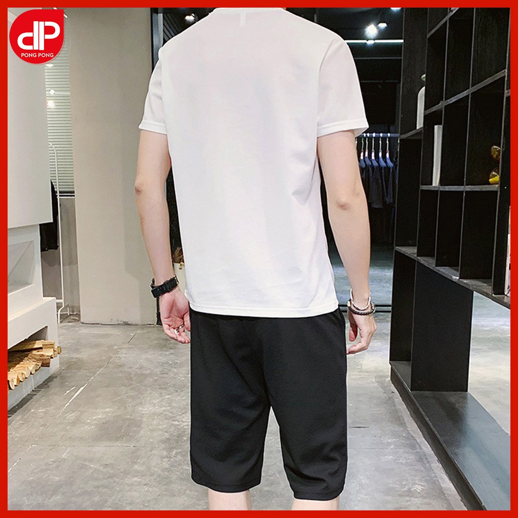 Bộ thể thao nam hè 2021  FREESHIP  BỘ THỂ THAO NAM MẶC NHÀ IN HÌNH CHỮ D CHẤT LIỆU THUN LẠNH CAO CẤP 100% GIÁ CỰC RẺ