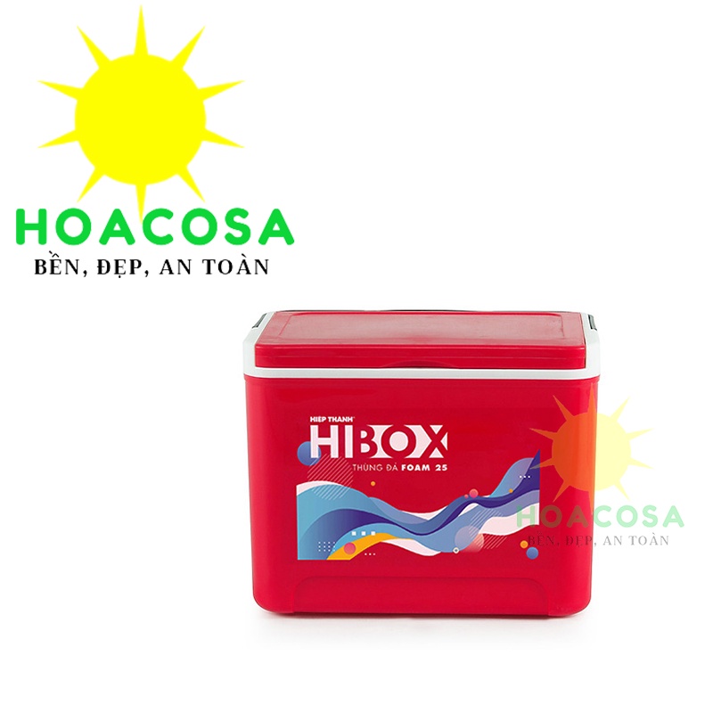 Thùng đá Hibox 25 lít (25L) Nhựa Hiệp Thành ,PU Foam giữ lạnh lâu- Đồ Gia Dụng Hoacosa.