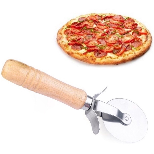 Dụng cụ cắt bánh Pizza bằng thép không gỉ